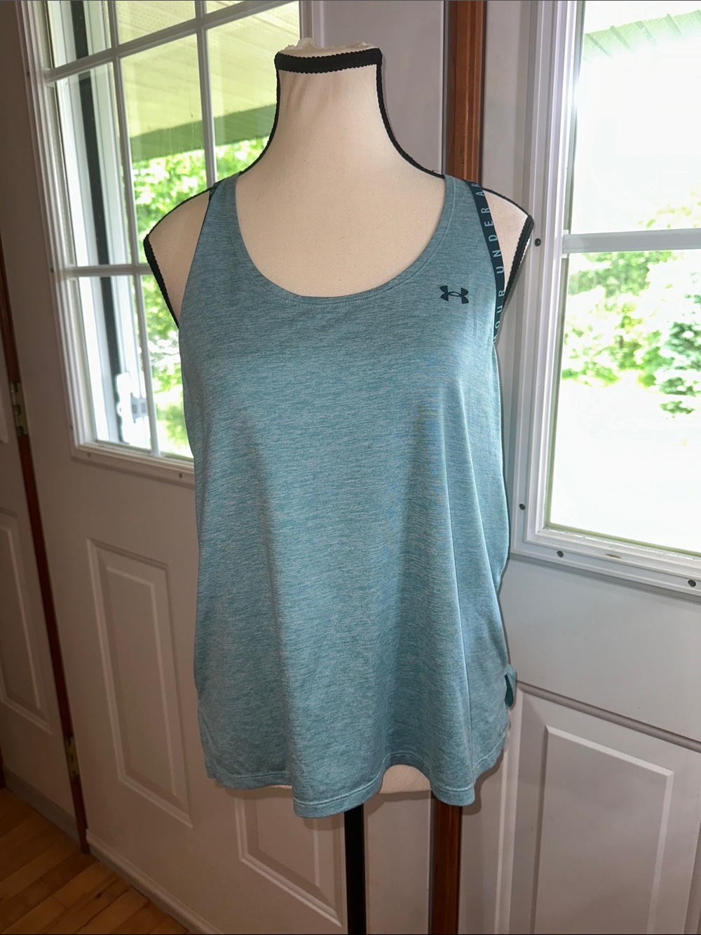 Under Armour Women's Teal-Blue Performance Tank Top